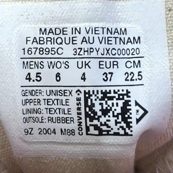 Converse Rare Run Star Hike Twisted Resort Shoes Multicolor Women’s Size 6 - Picture 7 of 7